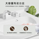 
TOTO bathroom cabinet pull-out faucet integrated large belly basin table dressing table 0.75m bathroom cabinet LDSW753 (06-A) white + mirror cabinet (notice) 75cm