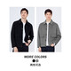 Navigare Italian small sailboat woolen coat men autumn and winter pure wool warm jacket jacket short casual jacket men dark night 2XL /54