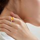 JOLEE ring women's S925 silver fashion simple light luxury citrine colorful treasure ring jewelry gift for women one thing and one certificate