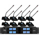 
Runpu Runpu domestic professional conference microphone infrared frequency wireless one-to-eight gooseneck microphone RP-WUHF698E