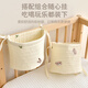 Pakey Baby Cot Cot Head Hang Bag reine Baumwolle Babybett Aufbewahrung Beutel Windel Windel Aufbewahrung Kinder Nachteile Aufbewahrung Beutel Wald Kaninchen