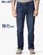 Billion Stretch Jeans Slim Slim Spring Rectivo Spring y Autumn Four Seasons Four Seasons Fácil de usar pantalones casuales de alta gama 683 Blue oscuro 81 Longitud interna 29 (2.29 pies)