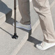 Yuwell, the elderly, four-legged crutch, walking aid for young people, fracture, crutch, walk aid for walking aid with stool, anti-slip and lightweight YU838-Steel