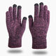 Yilan Aoxue Winter Warm gestrickte Touchsbildschirme für Männer und Frauen im Herbst und Winter Wollhandschuhe für kalte Finger nicht rutsch warmische Handschuhe G1203 Schwarz und Weiß