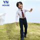 Yinuofang Kinderanzug Hemdhose Performance Anzug Boy Host Anzug 1. Juni Performance Kostüm Garten Uniform -Abschlussfoto