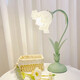 Tiffania Schlafzimmer Nachtleuchte Ins Französische Pastoralstil Internet Promi Blumenschisch Lampe warm romantisches Mädchen Retro Zimmerlampe BTYL6622-1 Drei-Farben Pink