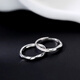 Qi Xiaomi Pure S999 Pure Silver Mobius Ring Women's Index Finger Ring Women's Open Ring Birthday Gift for Girlfriend Ring + Exquisite Gift Box