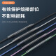 CommKing fiber optic heat shrinkable tube 60mm single core optical cable leather wire jumper heat shrinkable tube optical cable pigtail protection tube welding machine hot melt casing leather wire double steel needle inner diameter 4.0mm (thick) 100 pieces/pack