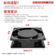 建准 9225 9238 12V 24V 9CM 磁悬浮机箱变频器散热风扇 9225 12V 中速4线 EF92251S1