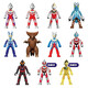 Ultraman Bruko Assembled Building Block Man Blind Card Figure Luminous Hero Blind Box Gift Toy New Year's Gift