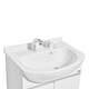 
TOTO bathroom cabinet pull-out faucet integrated large belly basin table dressing table 0.75m bathroom cabinet LDSW753 (06-A) white + mirror cabinet (notice) 75cm