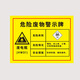 Mrs. Zhuang [waste oil 30*40cm aluminum plate] hazardous waste sign warning sign sticker ZTT-9272B
