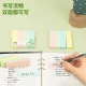 Efektif deli400 lembar catatan tempel 4 warna kertas catatan tempel 76*19mm notepad 66307