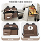 KEEP TOP Car Storage Hanging Bag Car Backrest Seat Back Multifunctional Storage Bag Rear Table Board Rear Seat Storage Rack Tissue Box Cute Bear-Upgraded Small Table Board-Short Style