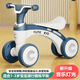 Ha Dinglong Children's Balance Car 1-3 Years Old Boy Toy Girl Without Stepping Car Baby Sliding Car Kid Four-wheel Car Amber Green 2-4 Years Old [Lighting Music]