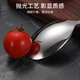 Shihua 304 stainless steel soup spoon 2-pack thickened spoon extended table spoon rice spoon round spoon spoon tableware