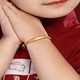 Chen Xiangfu Old Phoenix Gold Bracelet Baby Bracelet Women's 999 Pure Gold Half Bracelet Baby One Year Old Child Send Girlfriend Birthday Gift Pure Gold Half Bracelet Gold Approximately 3.2-3.5 Children