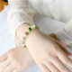 Maisiji Ge Peng Duobao Hetian Jade Old Bead Beads Beads Dispersed Beads Green White 520 Valentine's Day Birthday Gift JP1047 (con certificado)