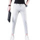 Kurentou Hosen Herren Sommer Neunpunkt Hosen Herren-Freizeithosen koreanischer Stil Trendy Slim Fit Small Feet 2025 Neue 9-Punkte-Männerhose CJ9905 Dunkelgrau 31