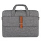 BEDOME 9902 Moidure à main, sac de rangement d'informations en tissu, sac à comparer oblique, grande capacité multicouche, sac à fermeture éclair, sac de service de bureau étanche, personnalisation, gris foncé (taille: 400 * 280 * 70 mm)