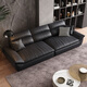 Jian Xin genuine leather sailing sofa minimalist lazy sofa living room direct high backrest leather sofa A828