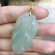 DRJEFUN pendant buckle 18k gold 18K gold copper coin jadeite Hetian jade pendant Buddha Guanyin gourd landscape melon small size
