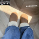 UGG EVERSHEEPSKINS Sanpo new 2025 Tatzler UGG heightening winter women's shoes thick-soled warm snow boots wool and fur integrated maroon 38