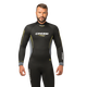 CRESSI FAST diving suit for men and women one-piece professional deep diving lung free diving swimsuit diving swimsuit women's wet suit 357MM men's 7MM M