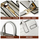 Zooler (Zooler) Bag Damenbeutel Krokodilmuster KOKENLAYSHOTKENDERACHT BAG Frauenhandtasche Frauen Crossbody Bag Leichte Luxus -Frauentasche Chinesische Valentinstagsgeschenk [Kokosmilch weiß] Geburtstagsgeschenk