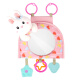 Trabajador Carriae para bebés Seguridad de seguridad Mirror para niños Redecha retrovisor de la canasta de bebé espejo Interior de punto ciego Reflector Little Rabbit Seat Observation Mirror