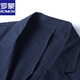 Romon Light Luxury Ice Silk Casual Suit Men's Summer Thin 2025 New Business Men's Single Suit Jacket Sun Protection 829 Gray L 175