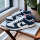 Nike (NIKE) shoes men's Dunk Low Retro classic low-top men's casual sports shoes light and comfortable retro sneakers DD1391-400 White Navy 41