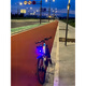 适用喜德盛gt350380/700/300/800黑客500RC200公路自行车夜骑尾灯 创意尾灯-圆形