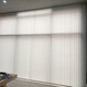 Office balcony curtain bedroom new vertical curtain customized vertical blinds partition curtain light-proof blinds willow dark blue encrypted blades 1.8 meters wide / high 1.8 meters high