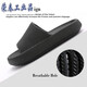 Qindu Electrostatic Shoes Slippers Atelier Anti-odor Sceau douce épaisse pour hommes et femmes Atelier propre sans poussière Sandales pour hommes Breatch Summer Work Sn6190 Bleu Sole Sole Taille 34-35 Convient pour 33-34 pieds