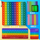 Jianwei Shen Digital Crab Knuckle Loch Spielzeug Kinderspielzeug Regenbogen Pressennummer Multiplikationstabelle Unziffakt Artefakt Prise Blütenfarbe