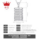 Zhenai (zhenai) PT999 wishful thinking platinum pendant full platinum 999 necklace live bead car flower fortune item handcraft necklace platinum pendant 10.48 grams (single pendant)
