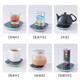 MAKE JOY 55 degree warm cup health cup thermostatic coaster self-insulating base hot milk heater household electric hot water cup health cup birthday gift green (single coaster) 0L