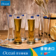 Ocean original imported lead-free crystal glass beer mug bar KTV wine glass juice drink mug draft beer mug large king style beer mug 2 pack