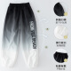 MCTICCO Jungen Ice Seide Schnelltrocknende Hosen für Sommer Kinder 2025 Neue Sommermückenhose große Kindersporthosen Sommer Thin 9767 Schwarz + 5725 Gradient [Set] 150 cm