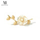 Mck imitation pearl shell flower brooch high-end women's pin accessories suit corsage Chinese Valentine's Day gift