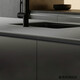 Fu Yisen G-Type Handle sans fente Cabinet Kitchen Invisible Cuisine Cabinet blanc / Cashmere Grey 18 mm Gringing U-Shaped Dather Great U702 Cashmere Grey-Lenter 200 mm
