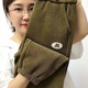 
Simple direction lamp grass velvet women's pants lamp velvet pants women's plus velvet no velvet lamp pick up the gap plus velvet thickened corduroy pants for women autumn 9195- Mustard green (spring and autumn style) M