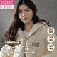 
Modal pajamas for women with winter coral velvet plus velvet thickened three-layer cotton thickened can be worn on the outside in winter hooded winter home clothes 32-12243 M [Suggested weight: 80-110Jin [Jin equals 0.5 kg]]