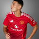 Adidas Manchester United Home Player Edition Fußball Kurzarm -Trikot -Herren Sommer Adidas Offizieller JF1291 Bright Red/Light Red XL