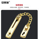 Anseri stainless steel security door chain 304 stainless steel door bolt Hotel chain door buckle latch safety chain Gold 1 pack 5D00230