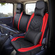 中国重汽王牌腾狮777B 757B四季坐垫全包围坐套货车专车专用座套全皮轻卡货车座椅套坐垫 单座黑蓝标准版