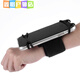 Arm bag, mobile phone armband, sports running wristband, fitness multifunctional breathable arm bag, rotating detachable arm sleeve, arm sleeve, black