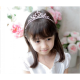 Xiaoka Yi Nong Japanese and Korean style children's rhinestone crown princess tiara bride wedding crystal baby little girl's birthday hairpin accessories