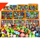 Plant vs Zombies Plant vs Zombies Toys Ensemble complet de caricature de dessin animé Doll Emate Glue 686-4: Shooter de pois + canon de noix de coco (colle douce)